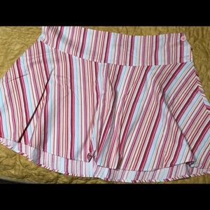 Torrid Size 16 striped shirt skirt